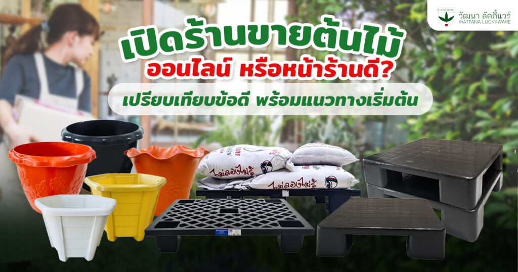 ร้านขายต้นไม้ออนไลน์ หน้าร้าน